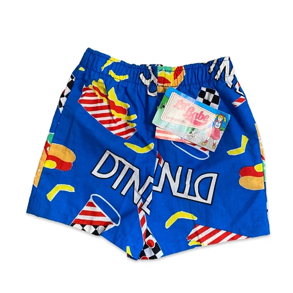 Vintage Diner print easy shorts (kids) - Picture 2 of 7